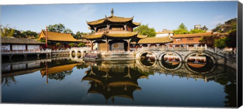 Framed Yuantong Buddhist Temple, Kunming, China Print