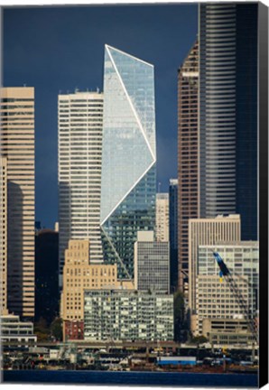 Framed Modern Architecture In City, Seattle, Washington Print