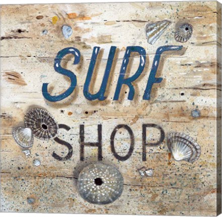 Framed Surf Shop Print