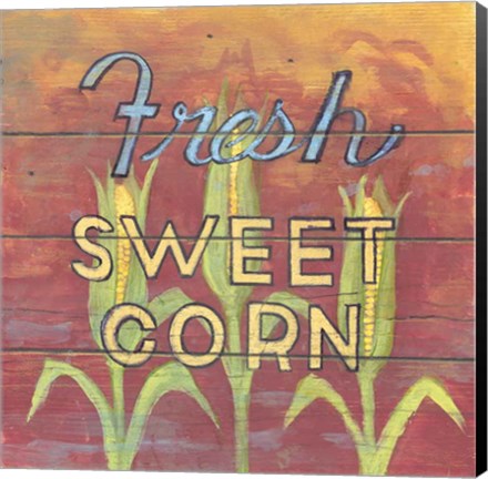 Framed Fresh Sweet Corn Print