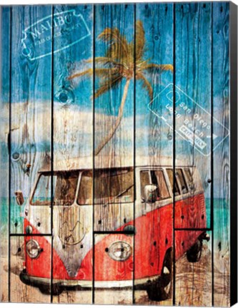 Framed La Playa Print