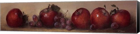 Framed Apples and Grapes Print