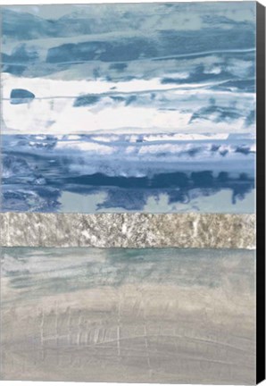 Framed Coastal Hues II Print
