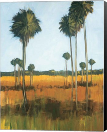 Framed Tall Palms I Print