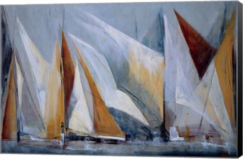 Framed Ocean Regatta Print