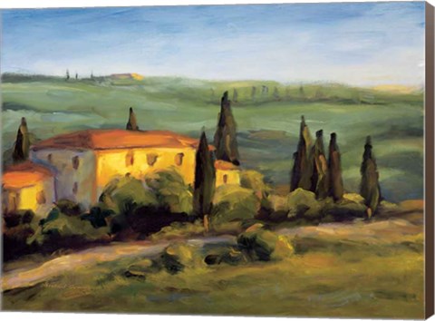 Framed Tuscan Morning Print