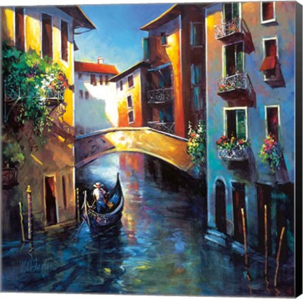 Framed Daybreak in Venice Print