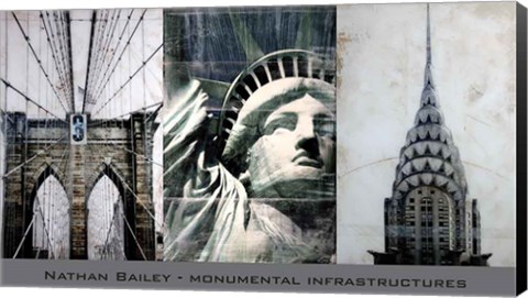 Framed Monumental Infrastructures Print