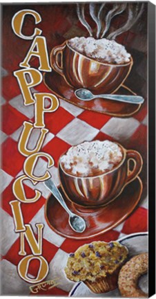 Framed Cappuccino for Two Print