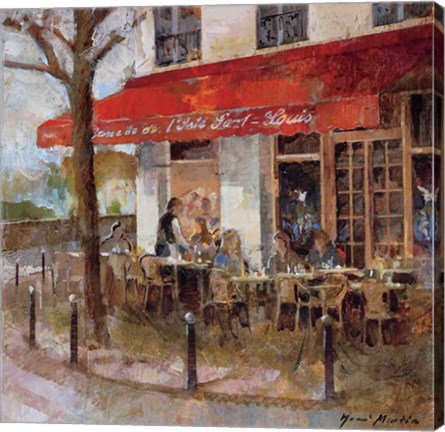 Framed Cafe Saint-Louis Print