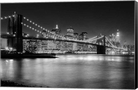Framed NYC Nights Print