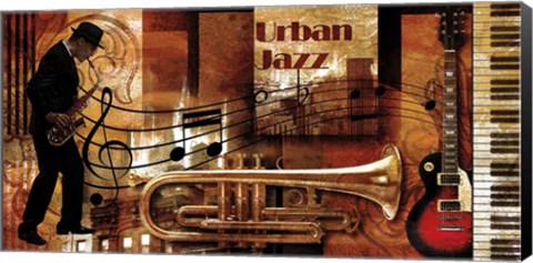 Framed Urban Jazz Print