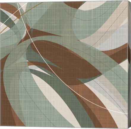 Framed Mint Ripple IV Print