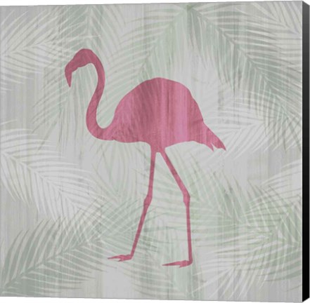 Framed Pink Flamingo II Print