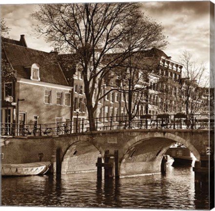 Framed Autumn in Amsterdam II Print