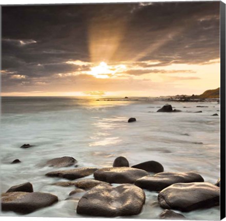 Framed Nordic Sunset Print