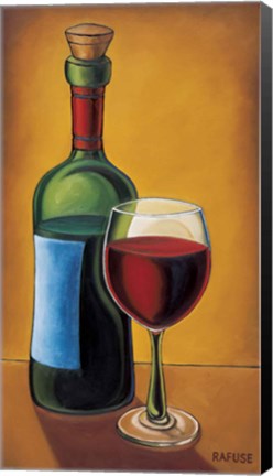 Framed Red Wine Print