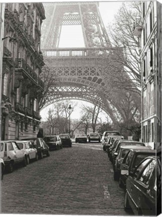 Framed Street View of &quot;&quot;La Tour Eiffel&quot;&quot; Print