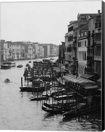 Framed Array of Boats, Venice Print