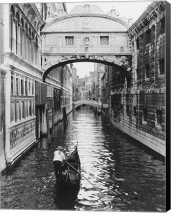 Framed Venice Canal Print