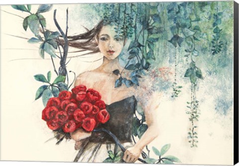 Framed Fairy of the Roses Print