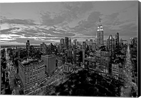 Framed Chelsea and Midtown Manhattan Print