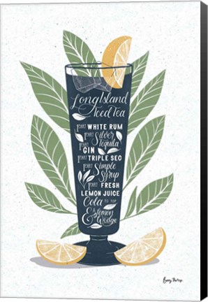 Framed Fruity Cocktails II Print