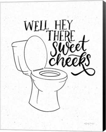 Framed Bathroom Puns III Print