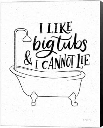 Framed Bathroom Puns II Print