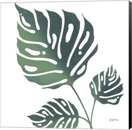 Framed Monstera IV White Print