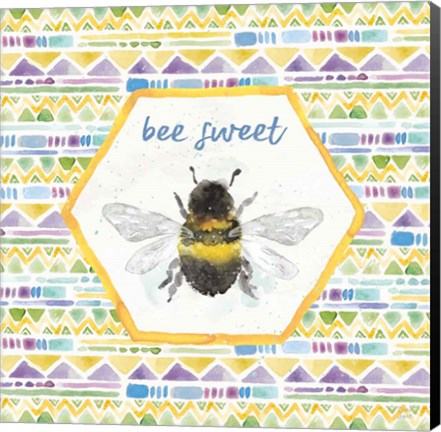 Framed Bee Harmony VI Print