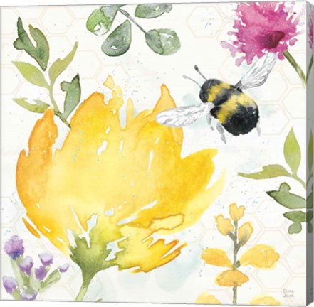 Framed Bee Harmony II Print