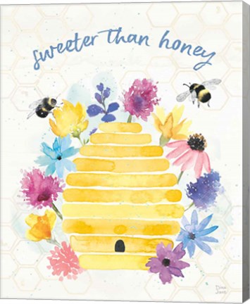 Framed Bee Harmony V Print