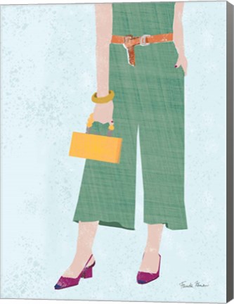 Framed High Fashion II Print