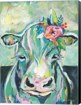 Framed Sweet Cow Print