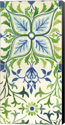 Framed Floral Impression Print