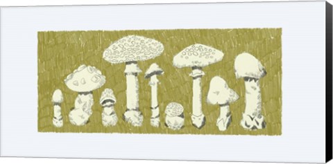 Framed Forest Fungi I Print