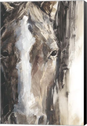Framed Cropped Equine Study II Print