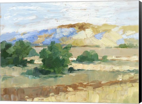 Framed Sunny Field I Print