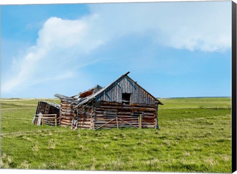 Framed Barn Scene II Print