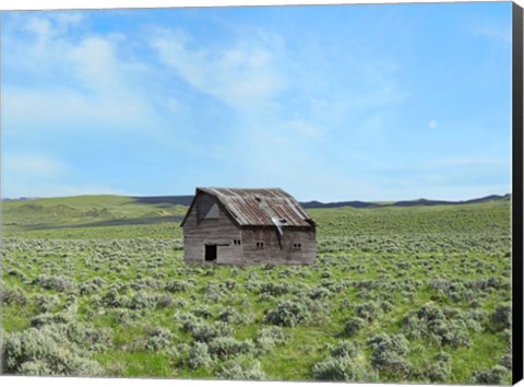 Framed Barn Scene III Print