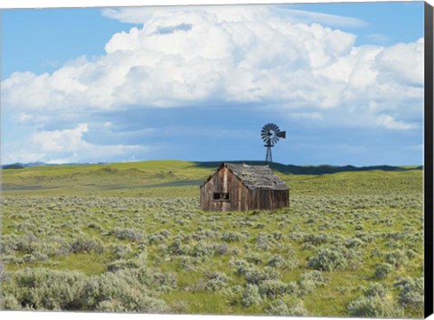 Framed Barn Scene IV Print