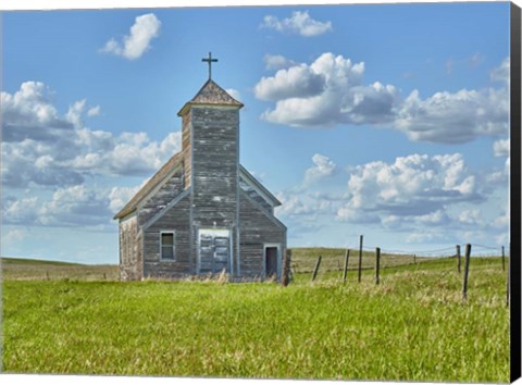 Framed Barn Scene V Print