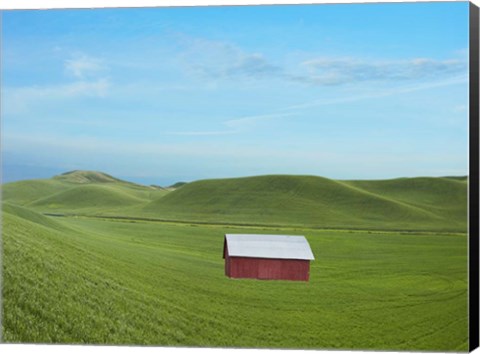 Framed Barn Scene VI Print