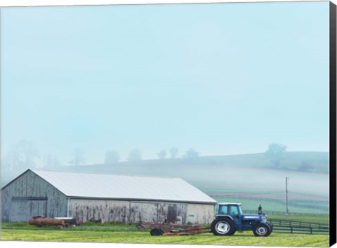 Framed Barn Scene VII Print