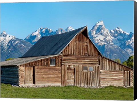 Framed Barn Scene X Print