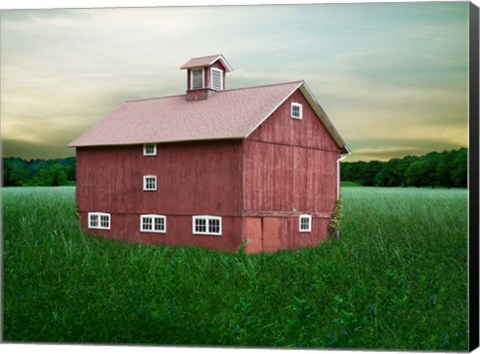 Framed Barn Scene XII Print