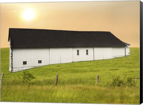 Framed Barn Scene XIV Print