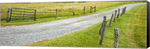 Framed Country Road Panorama III Print