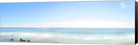 Framed Beachscape Panorama IX Print